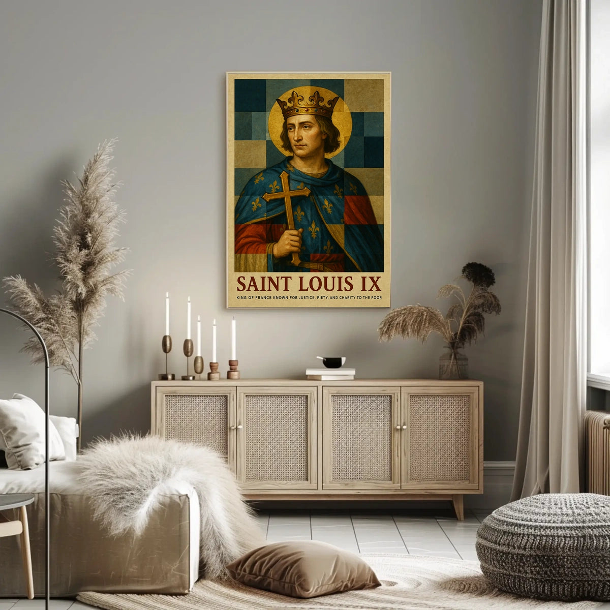 Saint Louis Ix King Of France Poster