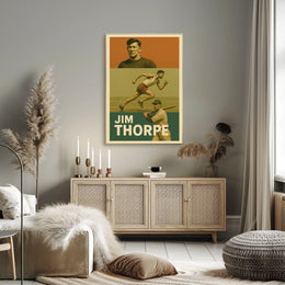 Jim Thorpe Athletic Icon Poster