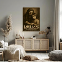 Saint Anne Patroness Of Mothers And Poster