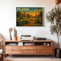 Heart of the Prairie Travel Poster Art Print