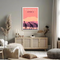 Tanzania Safari Adventure Poster