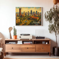 Nairobi Cityscape Poster