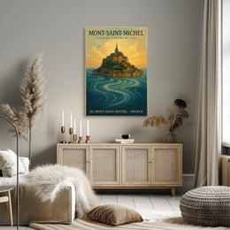 Mont-Saint-Michel A Timeless Tapestry Poster