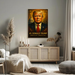 Donald Trump 45Th President Poster