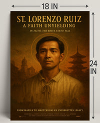 St. Lorenzo Ruiz A Faith Unyielding Poster PosterGoat
