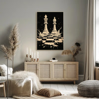 Chess Battle In Motion Poster