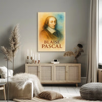 Blaise Pascal Tribute: Engaging Historical or Presidential Poster