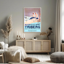 Winter Sports in Triberg Poster