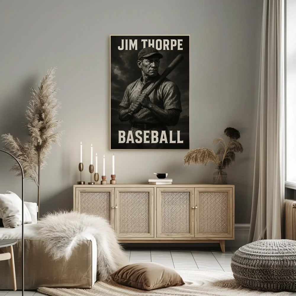 Vintage Baseball Nostalgia Art Poster