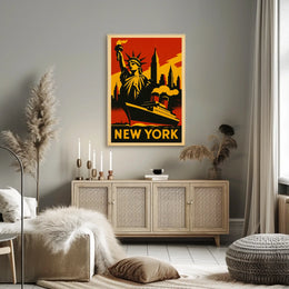 New York City Iconic Landmarks Poster