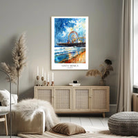 Santa Monica Pier Poster PosterGoat