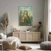 Saint Clare Of Assisi Poster