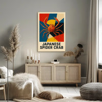 Japanese Spider Crab Art Poster