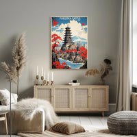 Fukuoka Castle Heritage Art Print - Cultural or Heritage Poster