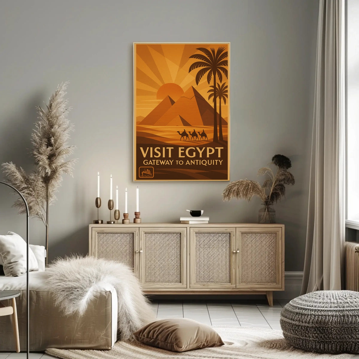 Visit Egypt Gateway to Antiquity Poster
