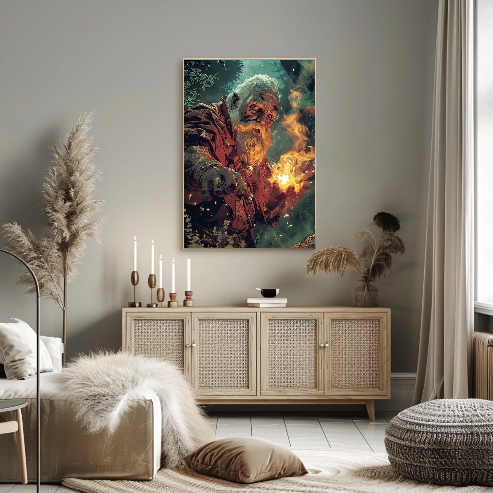 The Enchanted Sorcerer Poster PosterGoat