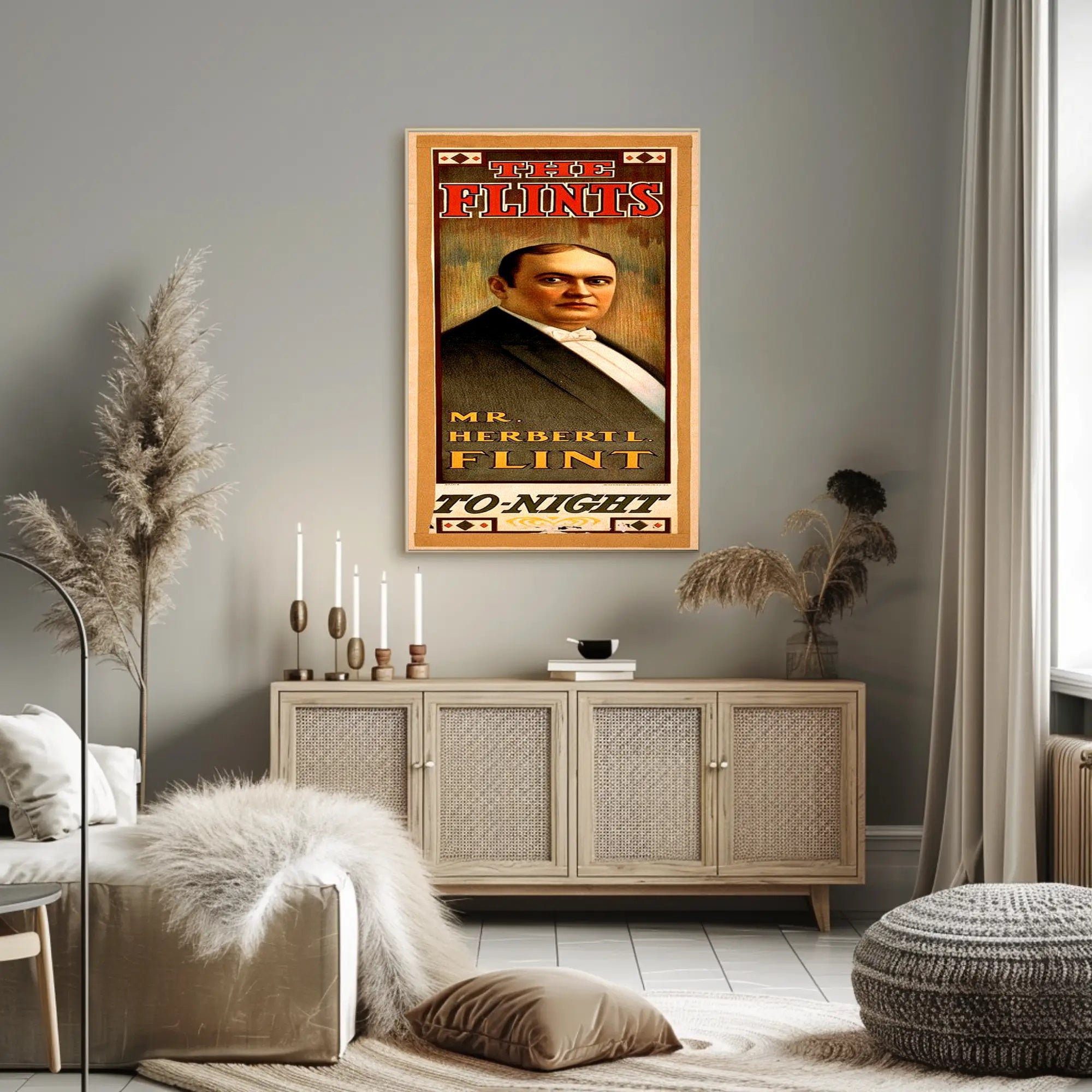 The Flints Vintage Performance Historical Event Poster