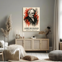 James Buchanan Poster: Historical Presidential Era Wall Art