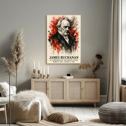 James Buchanan Poster: Historical Presidential Era Wall Art