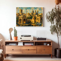 Libya Scenery Wanderlust Realism Poster