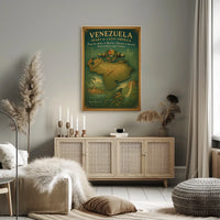 Venezuela Heart Of Latin America Poster