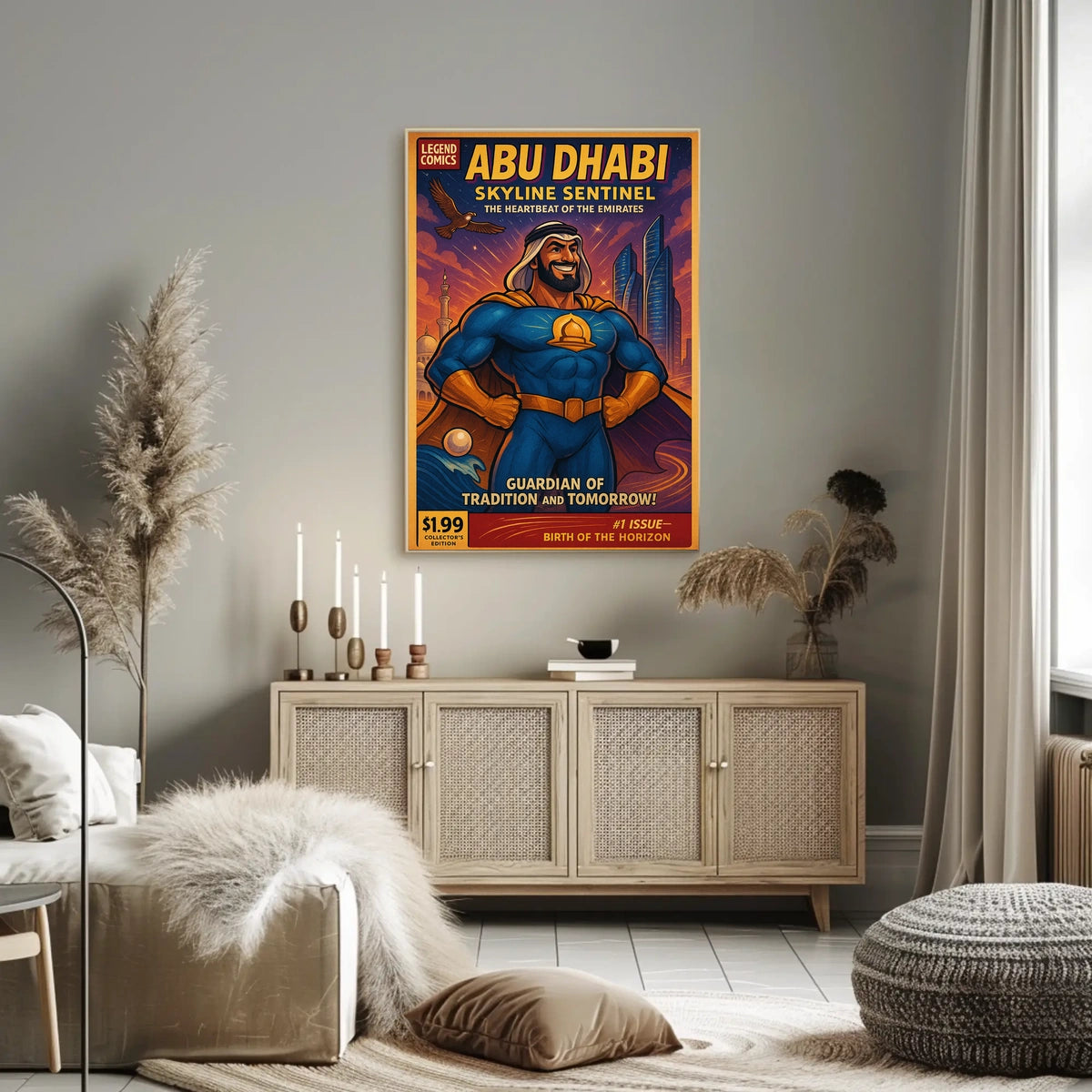 Skyline Sentinel of Abu Dhabi Poster