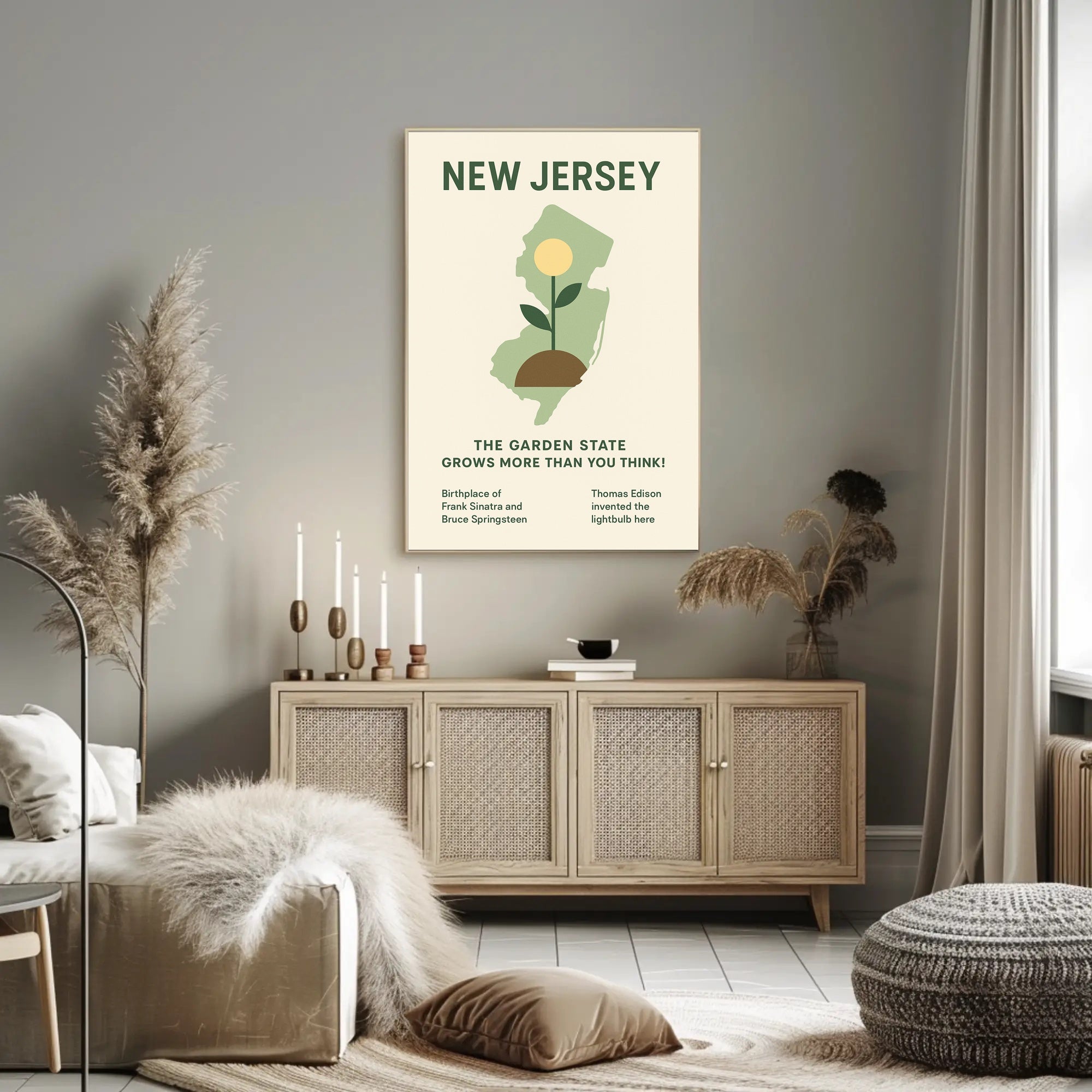 New Jersey The Garden State Poster