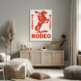 Welcome Rodeo Poster PosterGoat