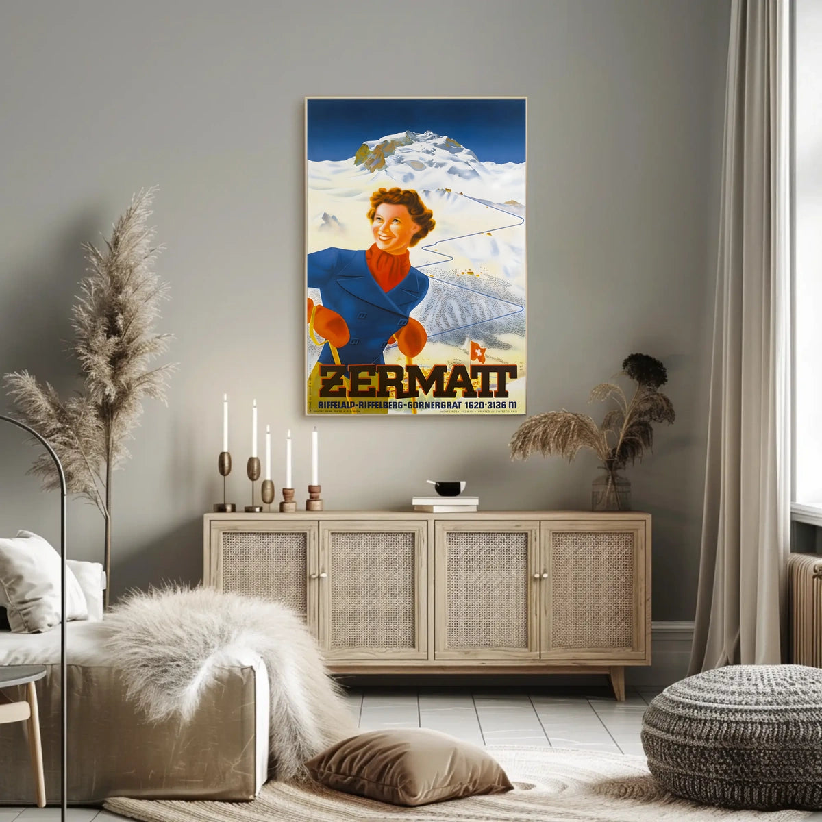 Zermatt Winter Adventure Poster