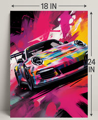 Vibrant Speed Poster