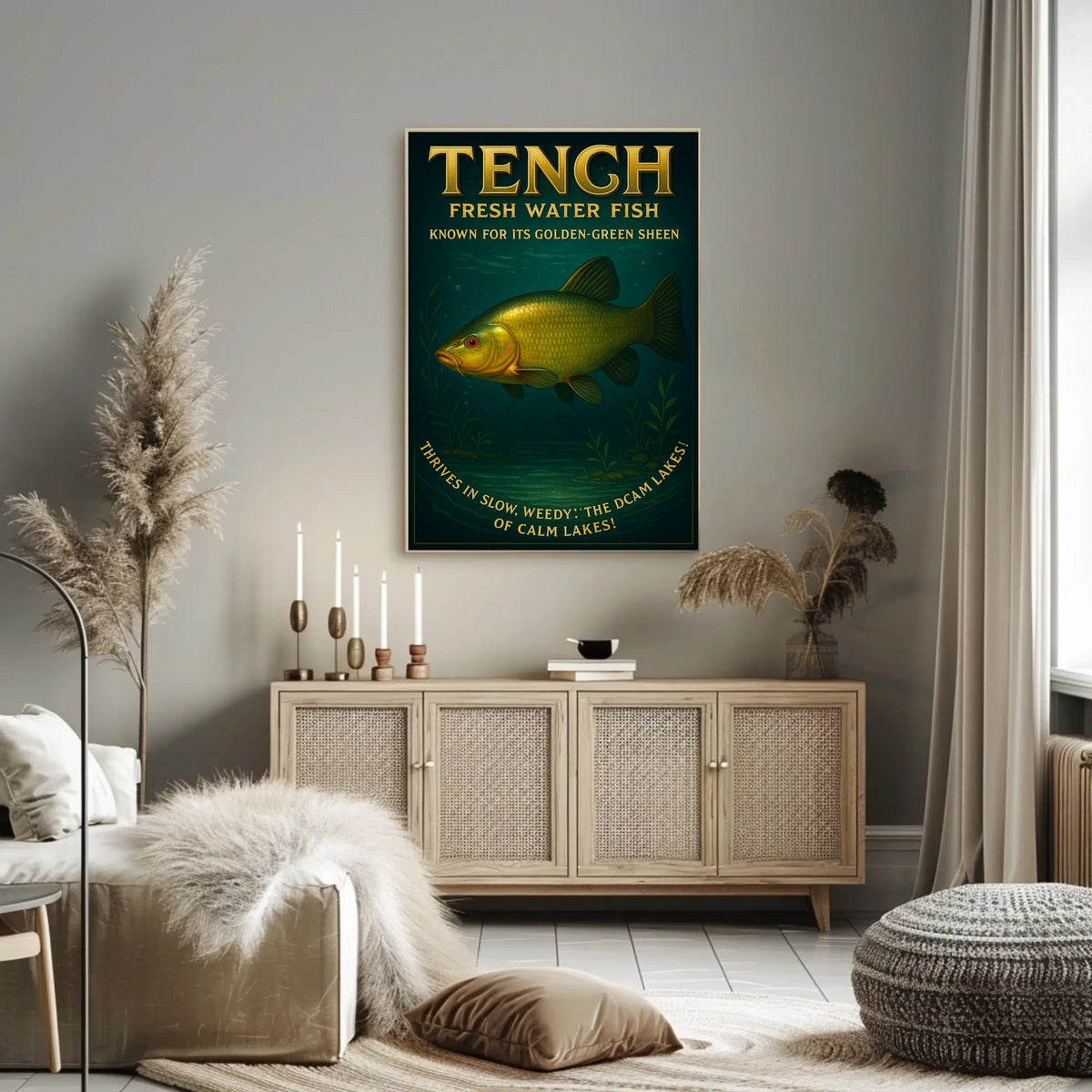 Tench Fresh Water Fish Poster