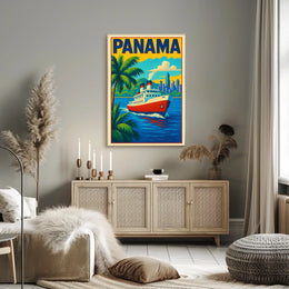 Panama Travel Poster