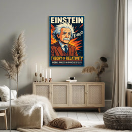 Albert Einstein Nobel Prize In Physics Poster