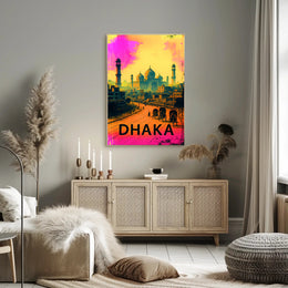 Dhaka Cityscape Poster PosterGoat