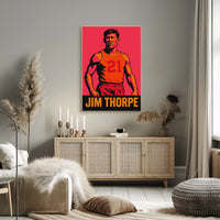 Jim Thorpe Athletic Legend Poster
