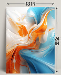 Abstract Fluid Dynamics Abstract Poster PosterGoat
