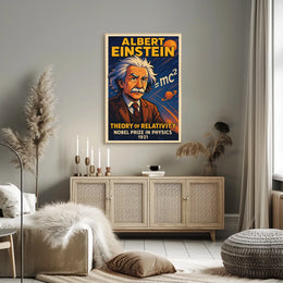 Albert Einstein Theory Of Relativity Poster