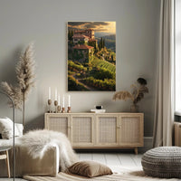 Tuscan Countryside Landscape Wall Art Cultural or Heritage Poster