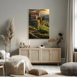 Tuscan Countryside Landscape Wall Art Cultural or Heritage Poster