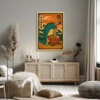 Narwhal Ramen Delight Poster
