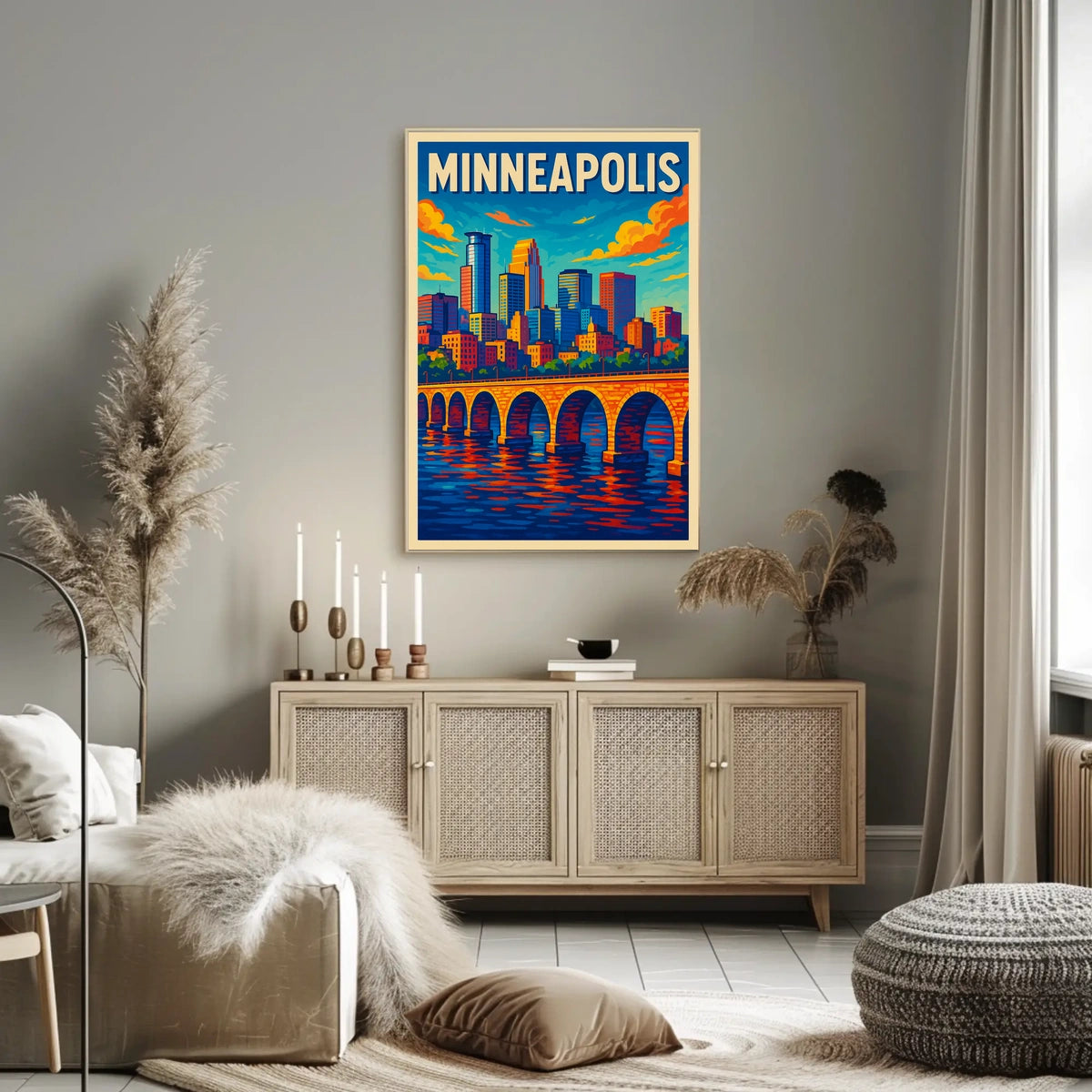 Minneapolis Skyline Poster