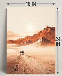 Journey Through The Desert Poster