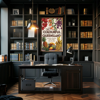 Visit Colourful Queensland Poster