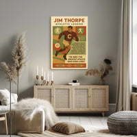 Jim Thorpe Legendary Athlete Jim Thorpe Poster