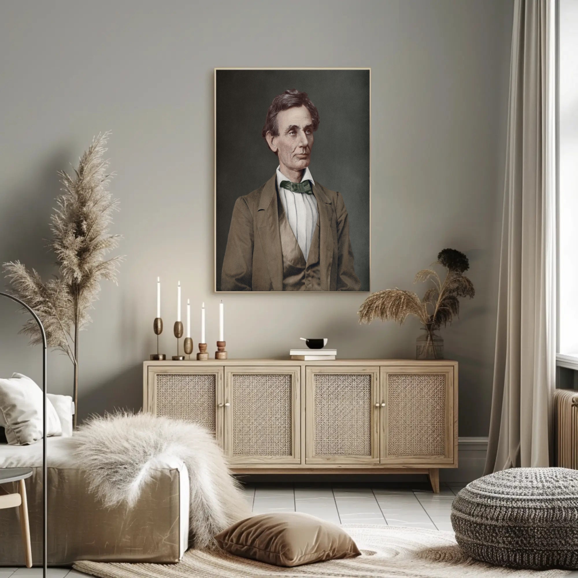 Abraham Lincoln Early Daguerreotype Vintage Poster PosterGoat