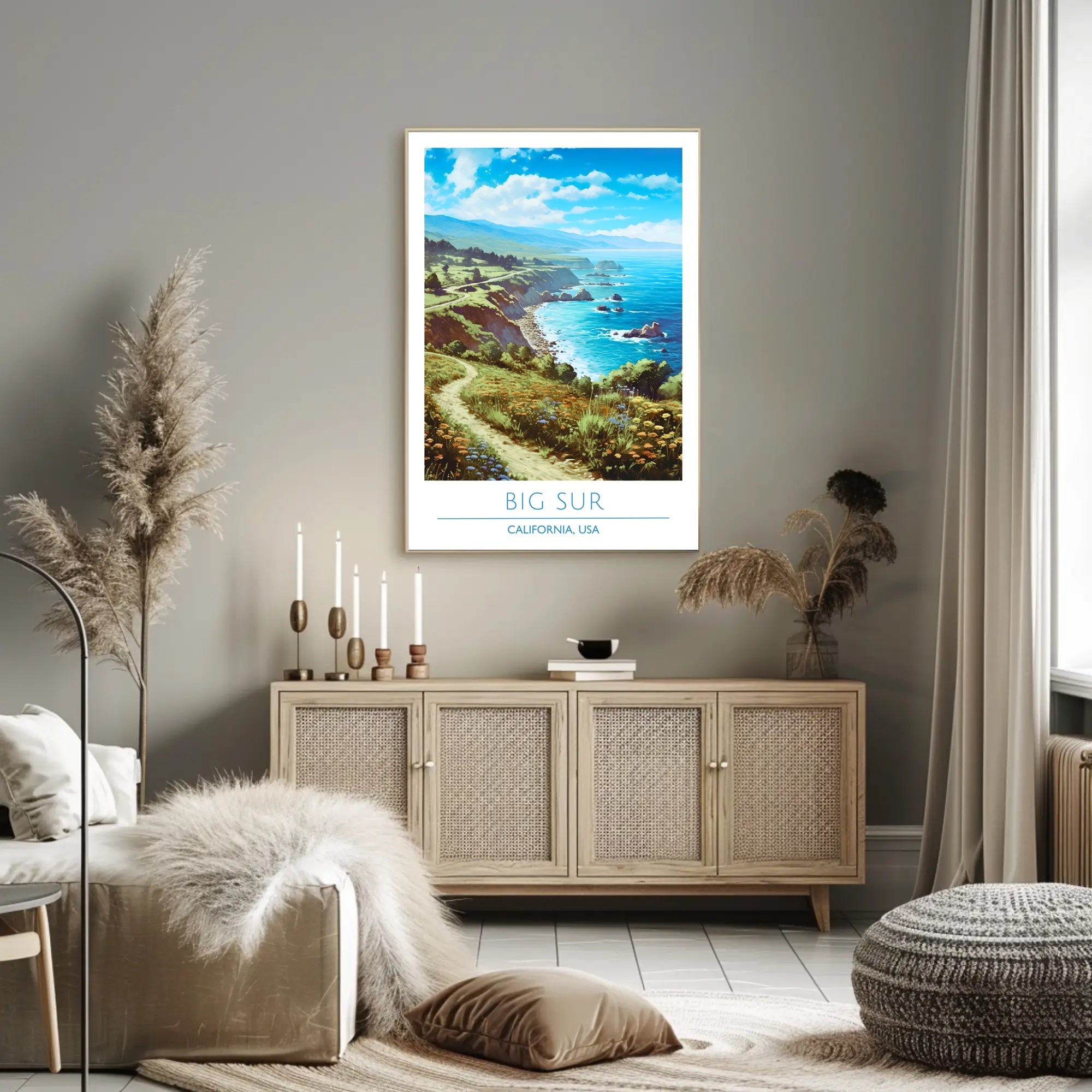 Scenic Big Sur Poster