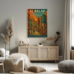 Al Balad The Colorful Old City Of Poster