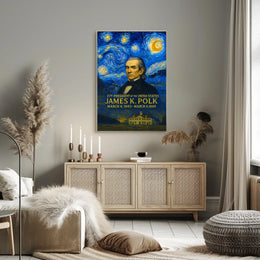 James K. Polk 11th President of the United States Presidential Masterpiece Series Poster