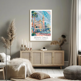 Monte Carlo Travel Poster PosterGoat
