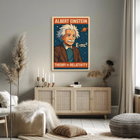 Albert Einstein Theory Of Relativity Poster